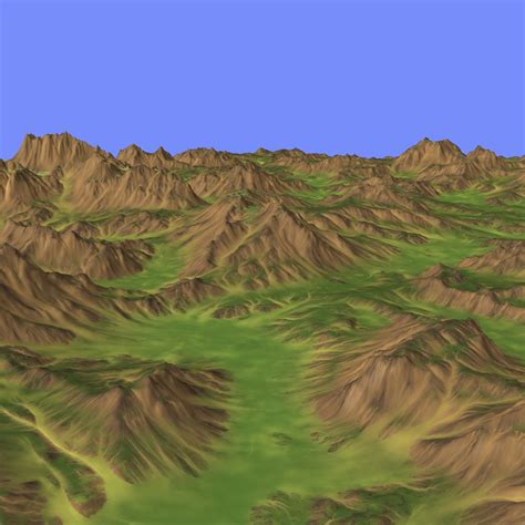 3d Model Heightmap