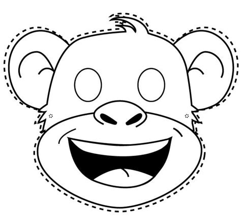 Mascara De Macaco Para Imprimir - 100 Moldes de Máscaras de Carnaval para Imprimir | Como fazer em casa