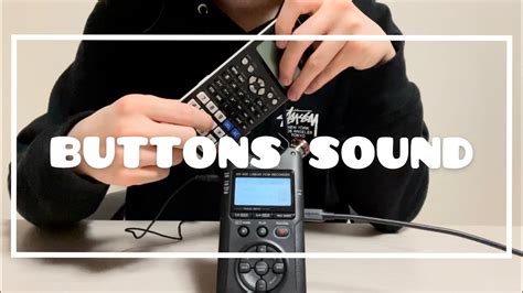 Asmr Button Tapping Sound 音フェチ ボタンを押す音 タッピング Youtube