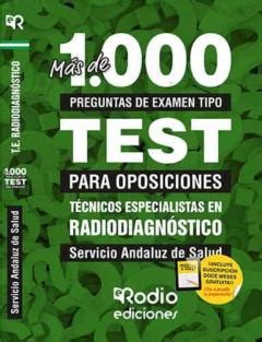 Tecnico Especialista En Radiodiagnostico Servicio Andaluz De Salud