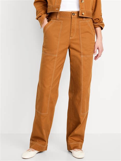 High Waisted Utility Pants Old Navy