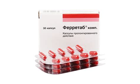 Обзор эффективных железосодержащих препаратов в таблетках