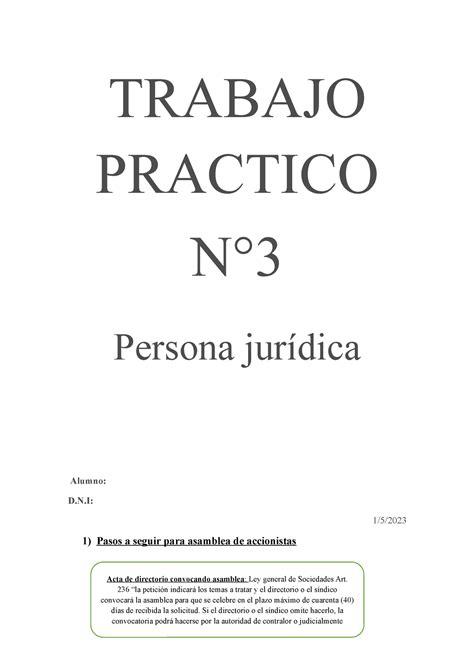 Persona Juridica Tp 3 Tp Not 8 Al Final Devolucion TRABAJO PRACTICO