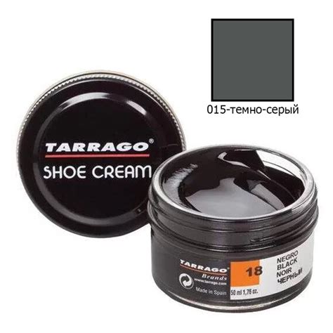 Крем для обуви Tarrago Shoe Cream 50 мл средний-серый от продавца ...