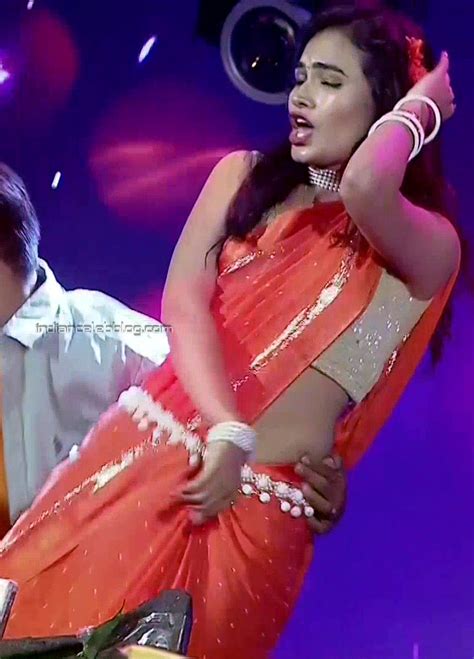 Telugu Tv Actress Reality Dance Show Hot Saree Hd Caps Starcelebblog