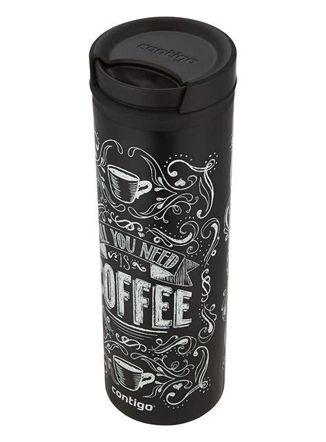 Termo Contigo Café Twist Negro 20 Oz 590 ml Tienda Arometta