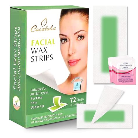 Amazon Facial Wax Strips Hair Removal Wax Strips For Upper Lip