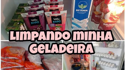 Vlog De rotina Limpei a geladeira Organizei as compras e Fiz almoço