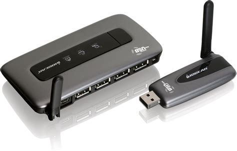 IOGEAR Wireless USB Hub Adapter Kit 480 Mbit S Nero Argento Amazon It