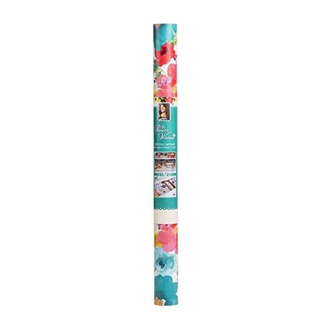 Wp The Pioneer Woman 20 In X 12 Ft Printed Adhesive Laminate Shelf Liner Breezy Blossoms