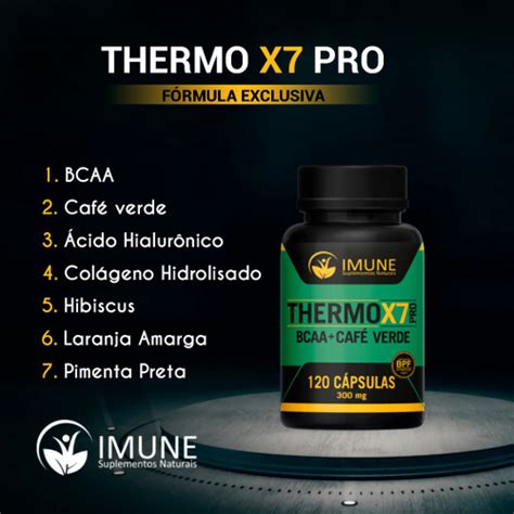 Termogênico Thermo X7 Pro 7 em 1 Premium 240 Cáps Fórmula