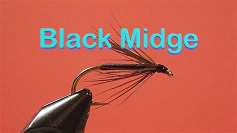 Traditional Wet Fly Trout Patterns The Black Midge Youtube