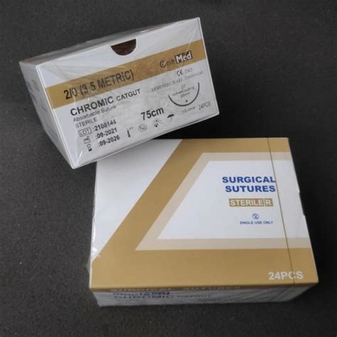 Jual Catgut Chromic Onemed Benang Steril Surgical Suture