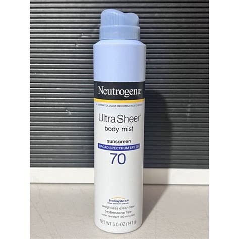 Neutrogena Ultra Sheer Body Mist Sunscreen Spf 70 5oz Lazada Ph