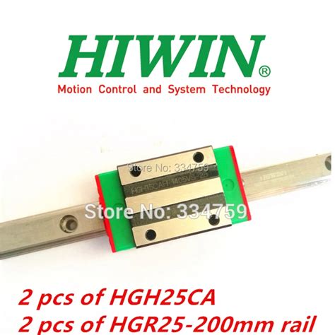 NEW HIWIN brand HGR25 200mm linear rail and HGH25CA block Cnc parts-in ...