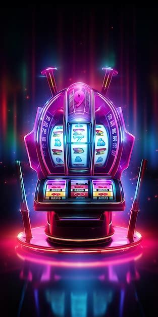 Premium AI Image | arcade game machine with neon lights 4k HD wallpaper