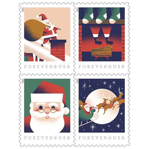 US 27 50 A Visit From St Nick 100 Pcs Xstamps Net