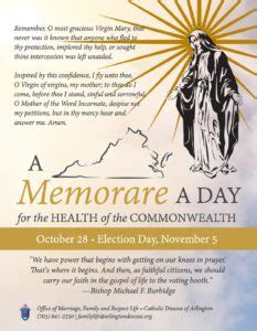 Memorare Novena_Flyer – Saint Mary of the Immaculate Conception Roman ...