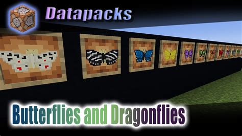 Butterflies Dragonflies In Minecraft Datapacks YouTube