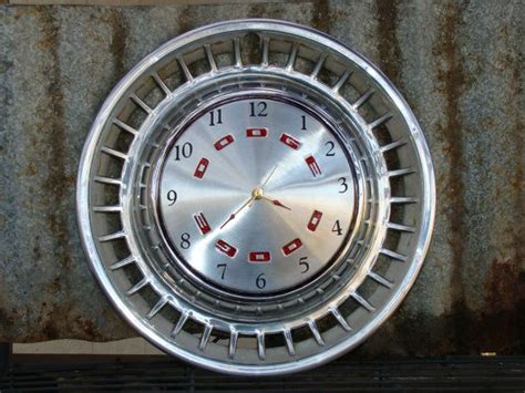 Vintage Dodge Hubcap Clock Man Cave Etsy Man Cave Clock Vintage