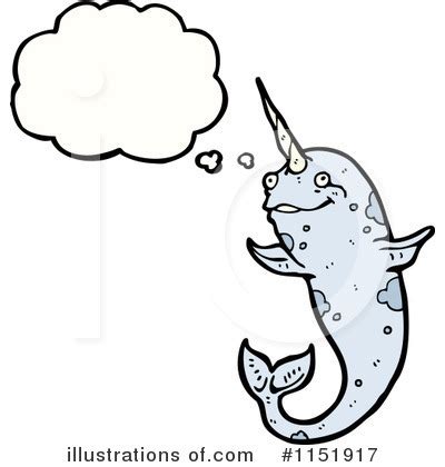 Narwhal Clipart #1168477 - Illustration by lineartestpilot