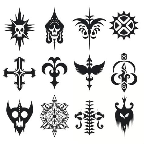 Premium Photo | Gothic symbols dark art