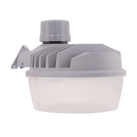 HALO ALS 100 Watt Equivalent Integrated LED Gray Dusk To Dawn Area