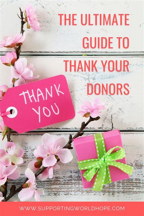 The Ultimate Guide To Thank Your Donors Thank You For Donation