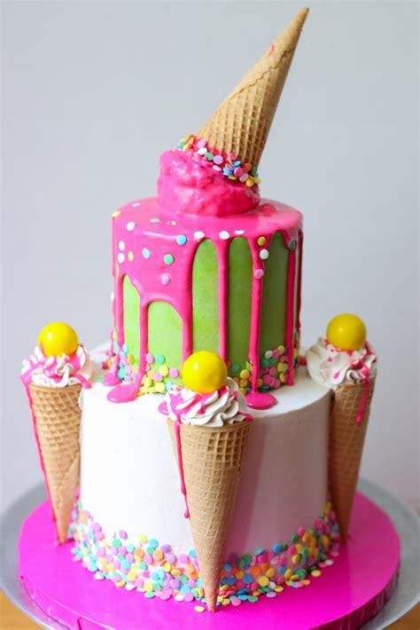 Ice Cream Cone Cake Tutorial American Cake Decorating