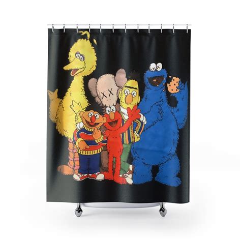 Hypebest Sesame Street Shower Curtains - Etsy