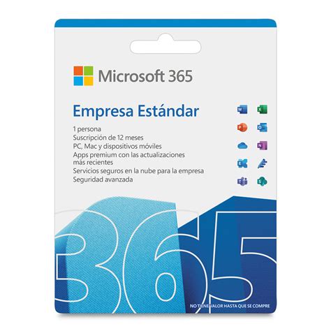 MICROSOFT 365 BUSINESS STANDARD LICENCIA DE SUSCRIPCIóN 1 AñO 1