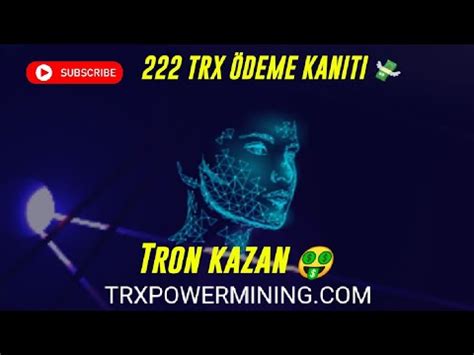 Trx Mining Power Tron Daha Ekt K New Trx Cloud Mining Earn