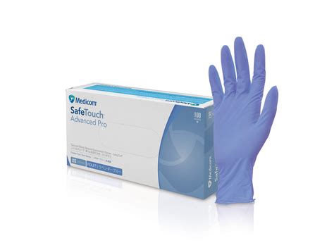 Nitrile Gloves Long Cuff Box Of 100 Sftgn1131c Sftgn1131d