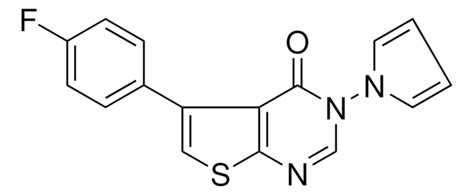 5 4 FLUOROPHENYL 3 1H PYRROL 1 YL THIENO 2 3 D PYRIMIDIN 4 3H ONE