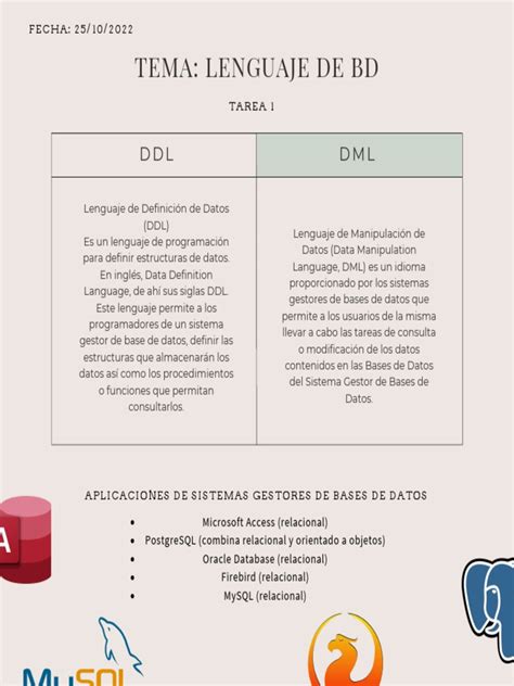 Ddl Vs Dml Sgbd Pdf