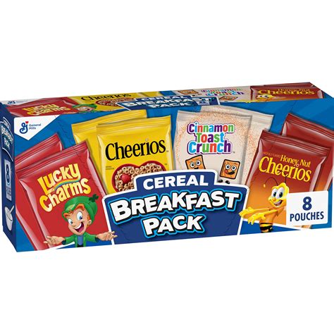 Buy General Mills Breakfast Cereal Variety Pack Lucky Charms Cinnamon