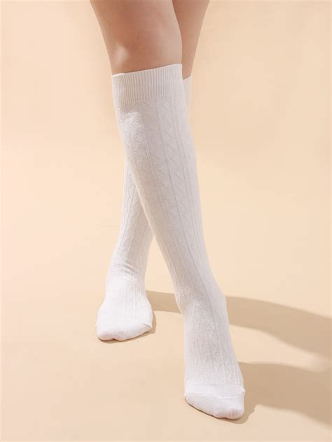 Solid Over The Knee Socks Artofit