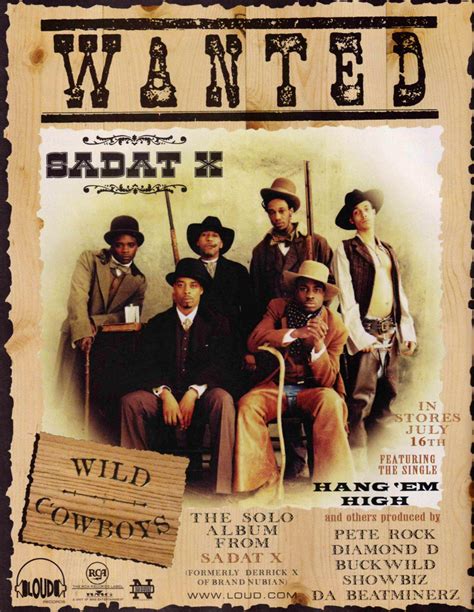 HipHop-TheGoldenEra: Album Review : Sadat X - Wild Cowboys - 1996