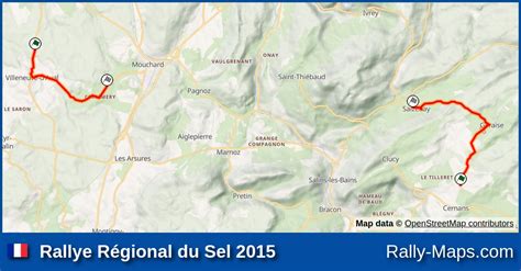 Maps Rallye R Gional Du Sel Coupe Rally Maps