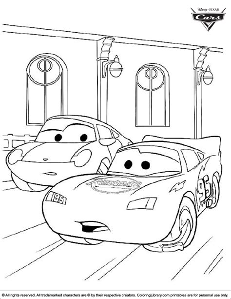 Cars Coloring Pages Disney