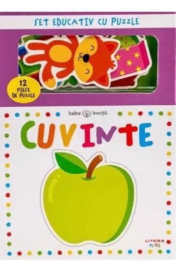 Bebe Invata Cuvinte Set Educativ Cu Puzzle Bookzone