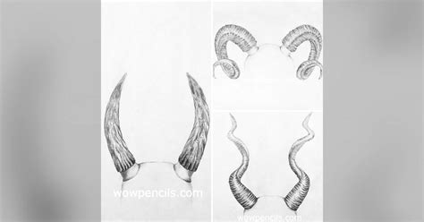 How To Draw Horns Easy Step By Step Instruction Wowpencils Podcast Best For Art Craft And