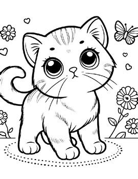 cat coloring pages   pages  curts journey tpt