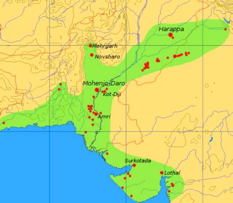 Harappan Civilization Map