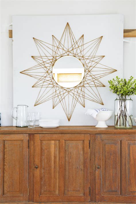 Star Wall Mirror Art Wall Design Ideas