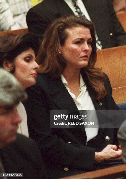 Dominique Brown The Sister Of Murder Victim Nicole Simpson Listens