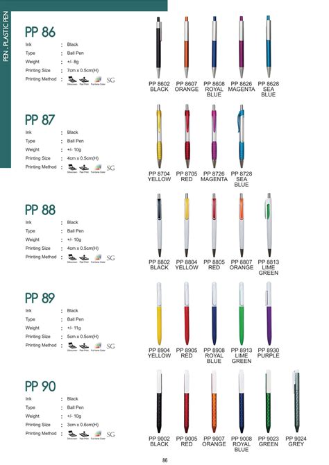 Plastic Pen Eco Pen Pembekal Cenderamata