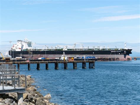 David G Sellars On The Waterfront Chevron Tanker In Port Angeles For