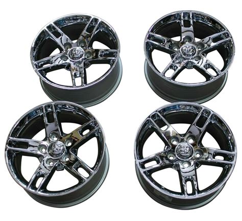 Set Of 4 Oem Factory 18” Chrome Wheels Dodge Durango Dakota Chrysler Aspen Nos Parts For Sale