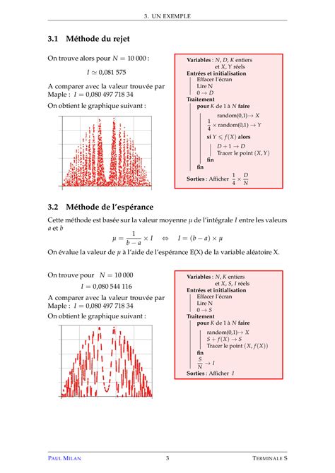 Intégration par la méthode de Monte Carlo AlloSchool